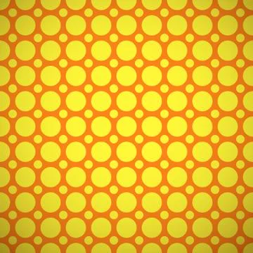 Baby different vector seamless pattern. Orange and yellow colors Stock Illustration