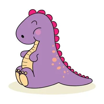 Baby Dino Stock Illustration
