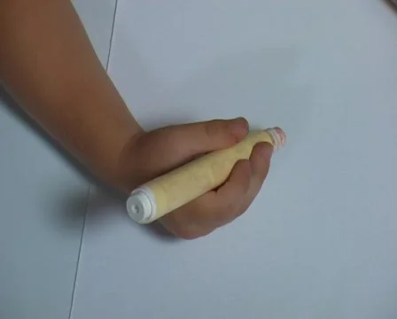 Baby drawing Stock Footage 295775