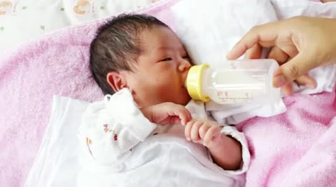  Baby Drinking Milk  Stock Footage 20461145