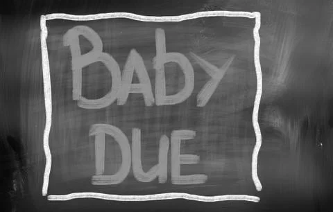 Baby due concept Stock-Illustration