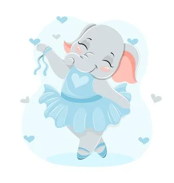 Baby Elephant concept Stock Illustration