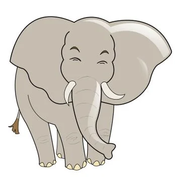 Baby elephant Stock Illustration