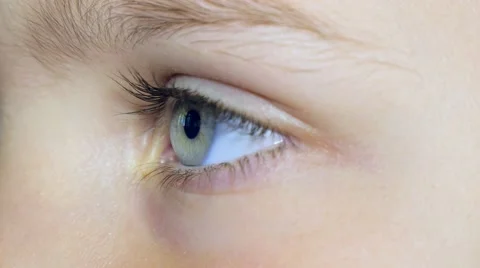 Baby eye 4k Stock Footage 49229748