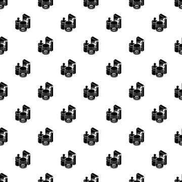 Baby food pattern vector seamless Stock Illustration
