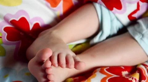 Baby foot Stock Footage 48616703