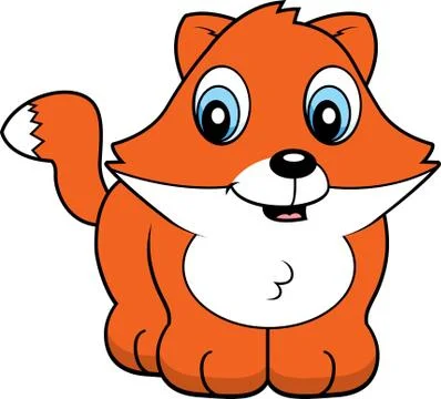 Baby Fox Stock Illustration