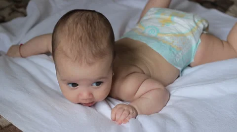 Baby Go Crawl Stock Footage 39746197