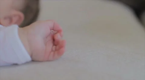 Baby hand Stock Footage 7747176