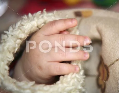 Baby hand Stock Photos