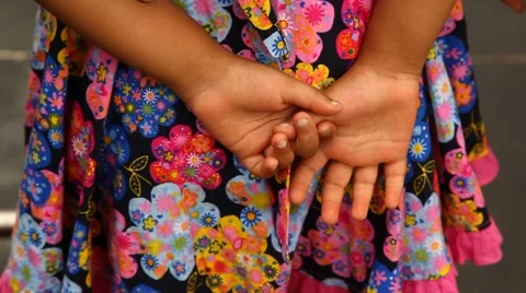 Baby Hands Stock Footage 53889021