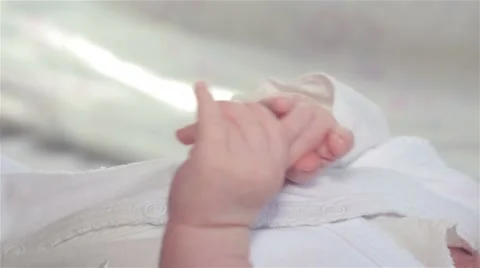 Baby hands Stock Footage 60835139
