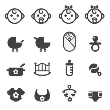 Baby icon Stock Illustration