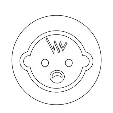 Baby icon Stock Illustration