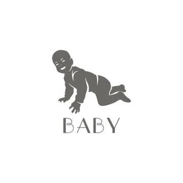 Baby icon image Stock Illustration