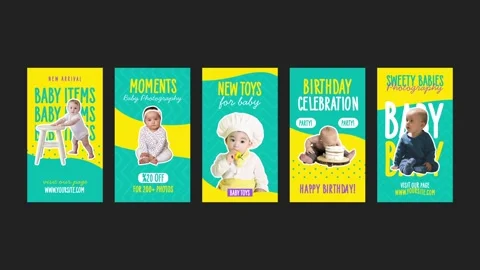 Baby Instagram Reels ~ After Effects Project #248145452