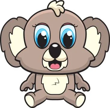 Baby Koala Stock Illustration
