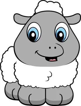 Baby Lamb Stock Illustration
