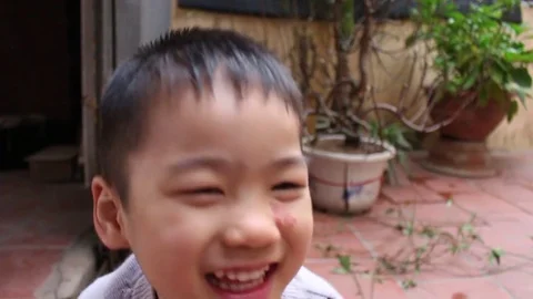 Baby laughing Stock Footage 73059608