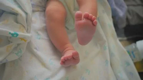 Baby legs Stock Photos