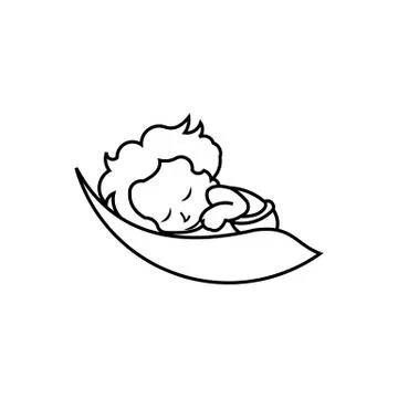 Baby logo template Stock Illustration