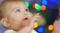 The baby look and smile. Close-up portrait view 4k or 4k+ Resolution