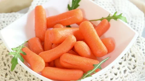 Baby mini carrots Stock Footage 59783137