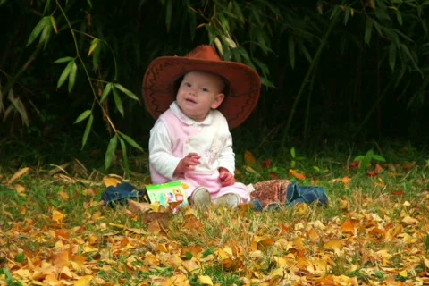 The baby model 1 Stock Footage 302334