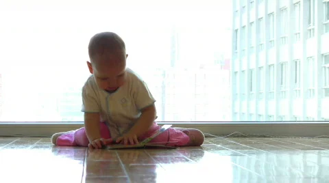 The baby model 10 Stock Footage 291686