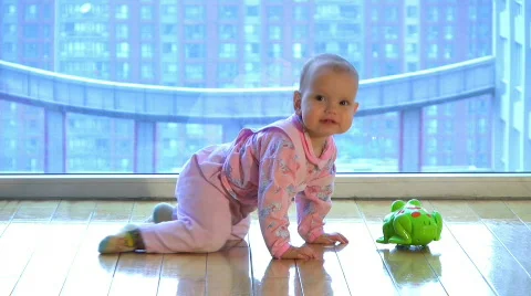The baby model 14 Stock Footage 292511