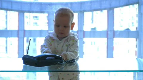 The baby model 17 Stock Footage 295320