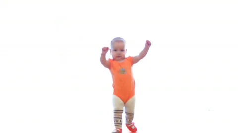 The baby model 24 loop Video stock 302383