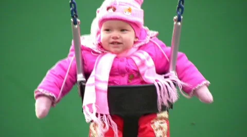The baby model 25. It is possible to make Alpha channel Stock Footage 307146