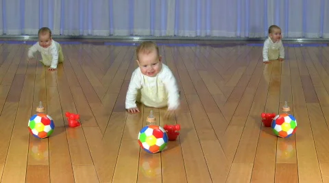 The baby model 27 Stock Footage 310359