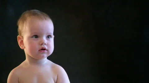 The baby model 28 Stock Footage 343271