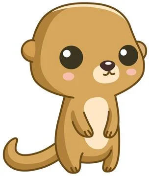 Baby Mongoose Stock Illustration