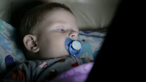 Baby of nowadays Stock-Footage 100643498