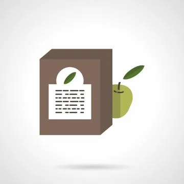 Baby nutrition flat color vector icon. Stock Illustration