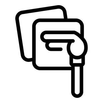Baby paint icon outline vector. Online service Illustrazione stock