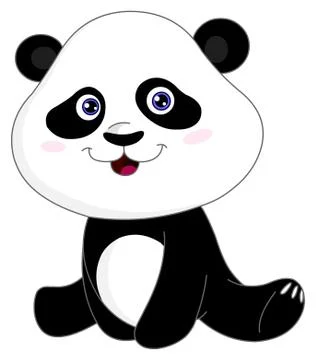 Baby panda Stock Illustration