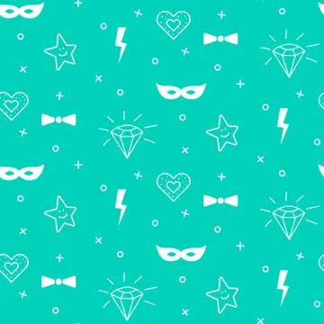 Baby pattern design. Nursery kid background Stock Illustration