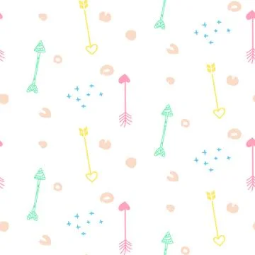 Baby pattern design. Nursery kid background Stock Illustration