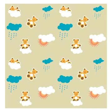Baby pattern Stock Illustration