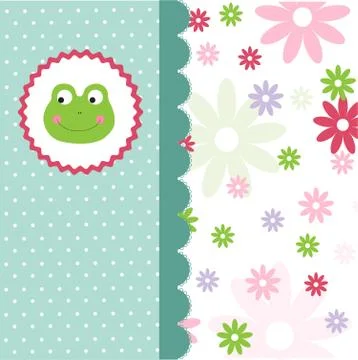 Baby pattern set Stock Illustration