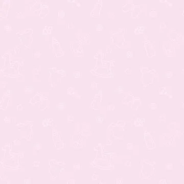 Baby pink pattern Stock Illustration