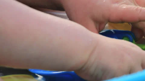 Baby playing Stock-Footage 22639339