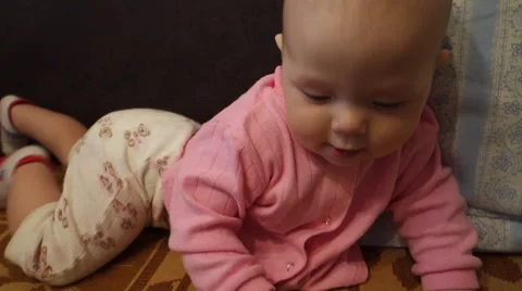 Baby playing Video stock 51977653