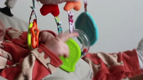 Baby playing Stock Footage 163327984