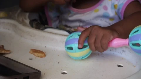 Baby playing Stock Footage 330210800