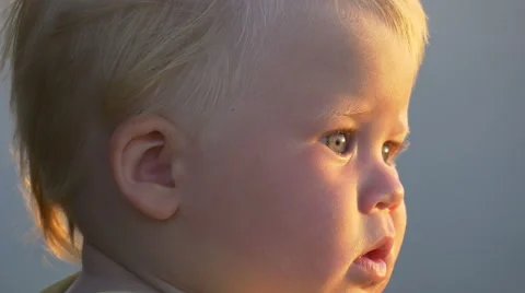 Baby portrait Video stock 64650215